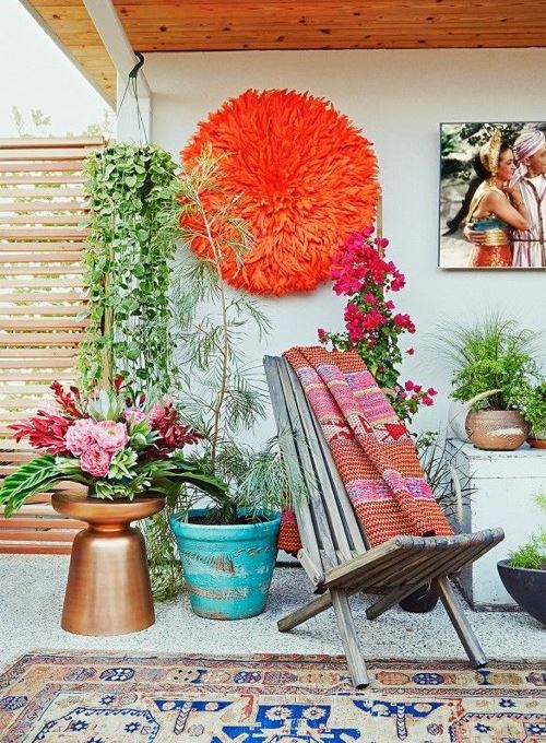 Boho Style Backyard