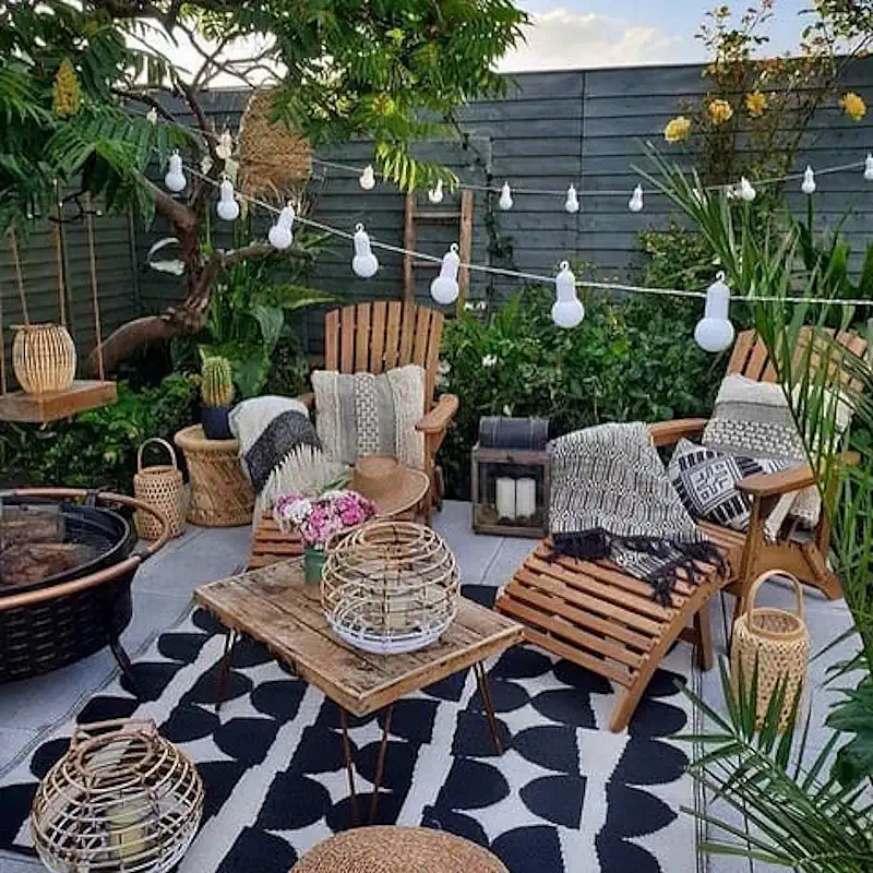 Boho Decor for Patio