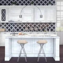 Kitchen in Black and White