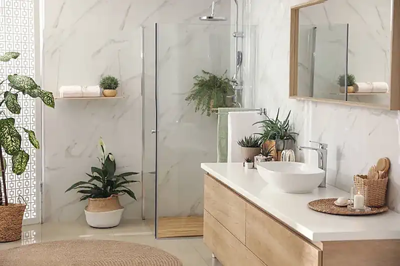 Bathroom with Feng Shui