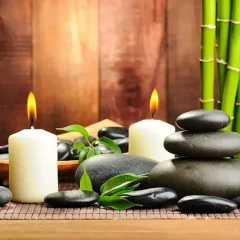 Fung Shui Candles and Bamboo