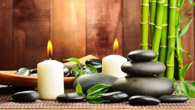 Fung Shui Candles and Bamboo