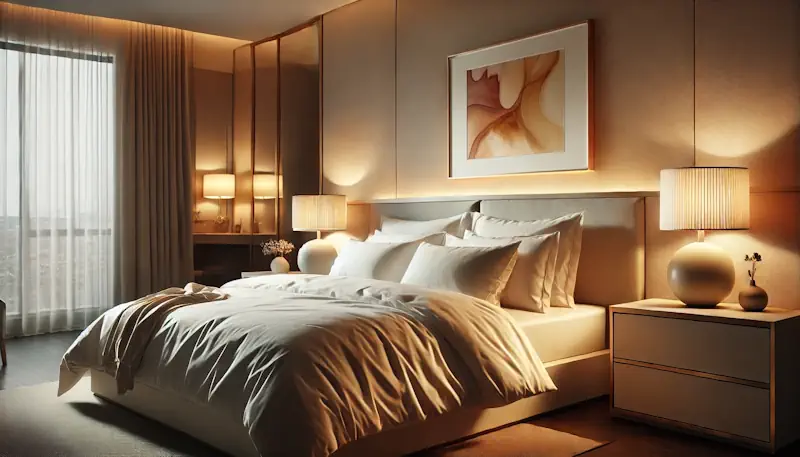 Soft Lighting in Bedroom