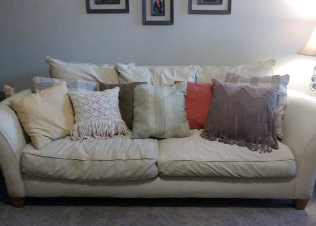 Piles of Throw Pillows