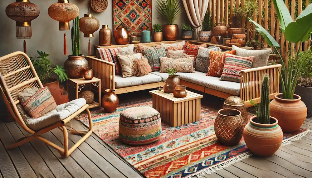 Boho Outdoor Space