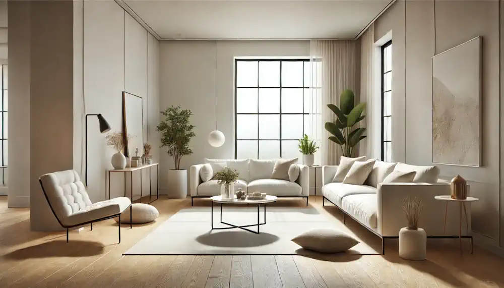 A Minimalist Living Room